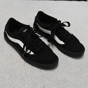 Size 5.5 M / 7 W - VANS Cruze Too ComfyCush Black